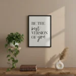 Second image of Write Your Favorite Custom Quote Text and Frame It | Your Personalized Custom Motivation Words (12 x 18 Inches)